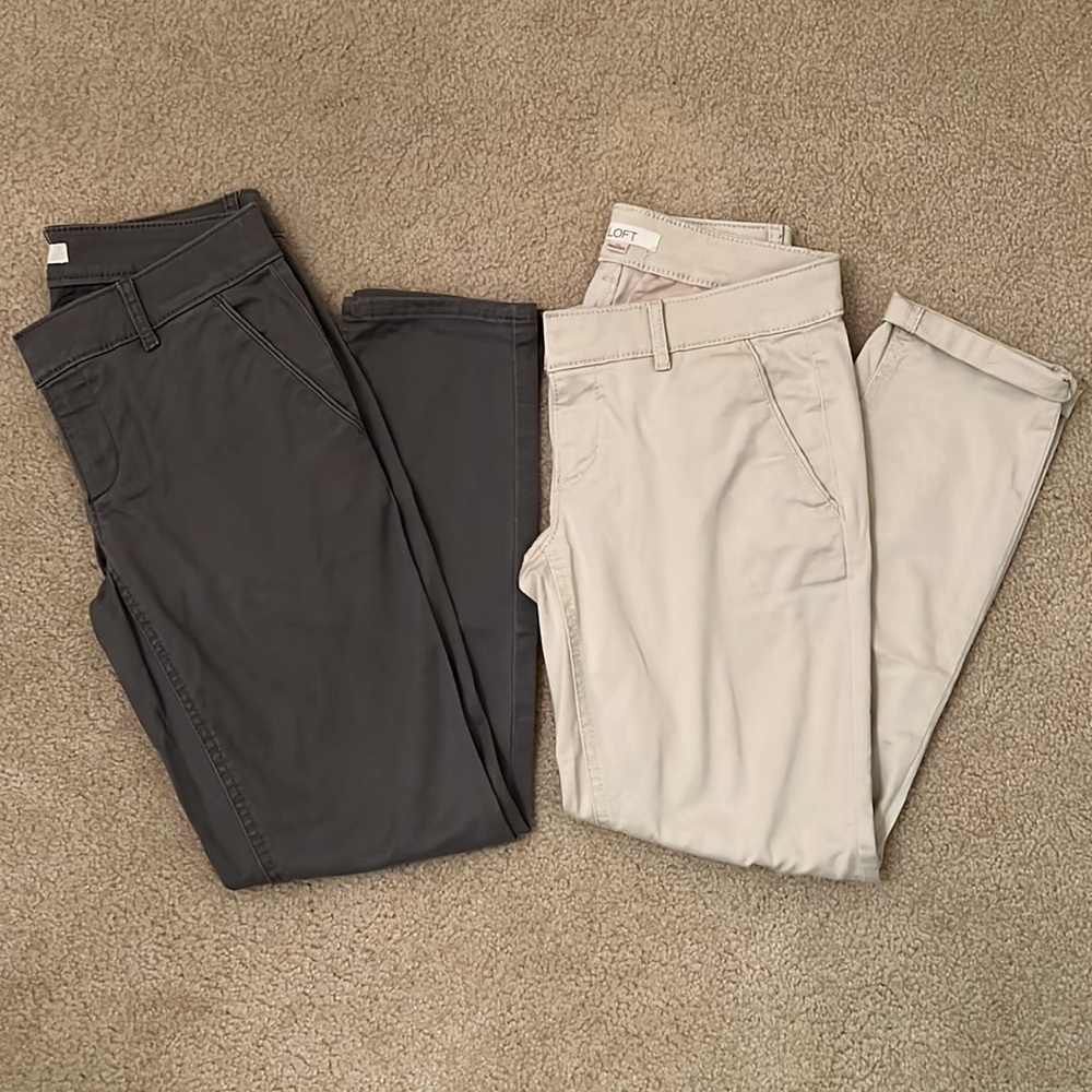 Set of 2 Loft Petite Work Pants Marisa Style